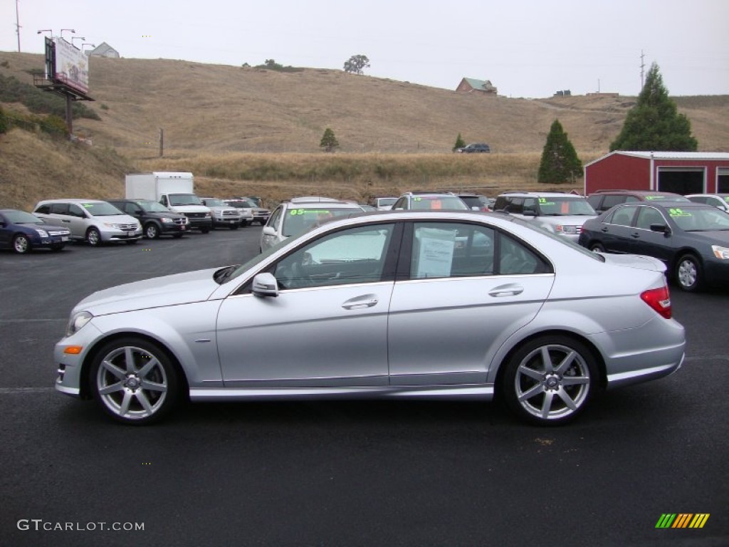 Iridium Silver Metallic 2012 Mercedes-Benz C 350 Sport Exterior Photo #82705185