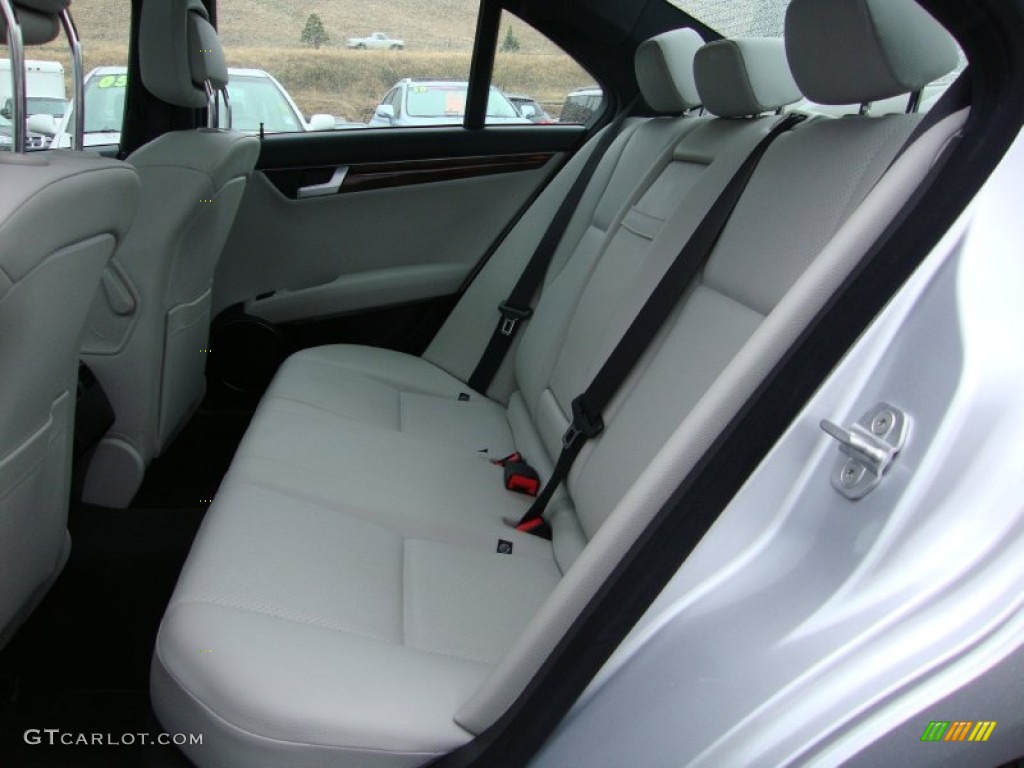 2012 Mercedes-Benz C 350 Sport Rear Seat Photos