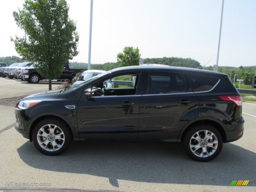 2013 Escape SEL 2.0L EcoBoost 4WD - Tuxedo Black Metallic / Charcoal Black photo #6