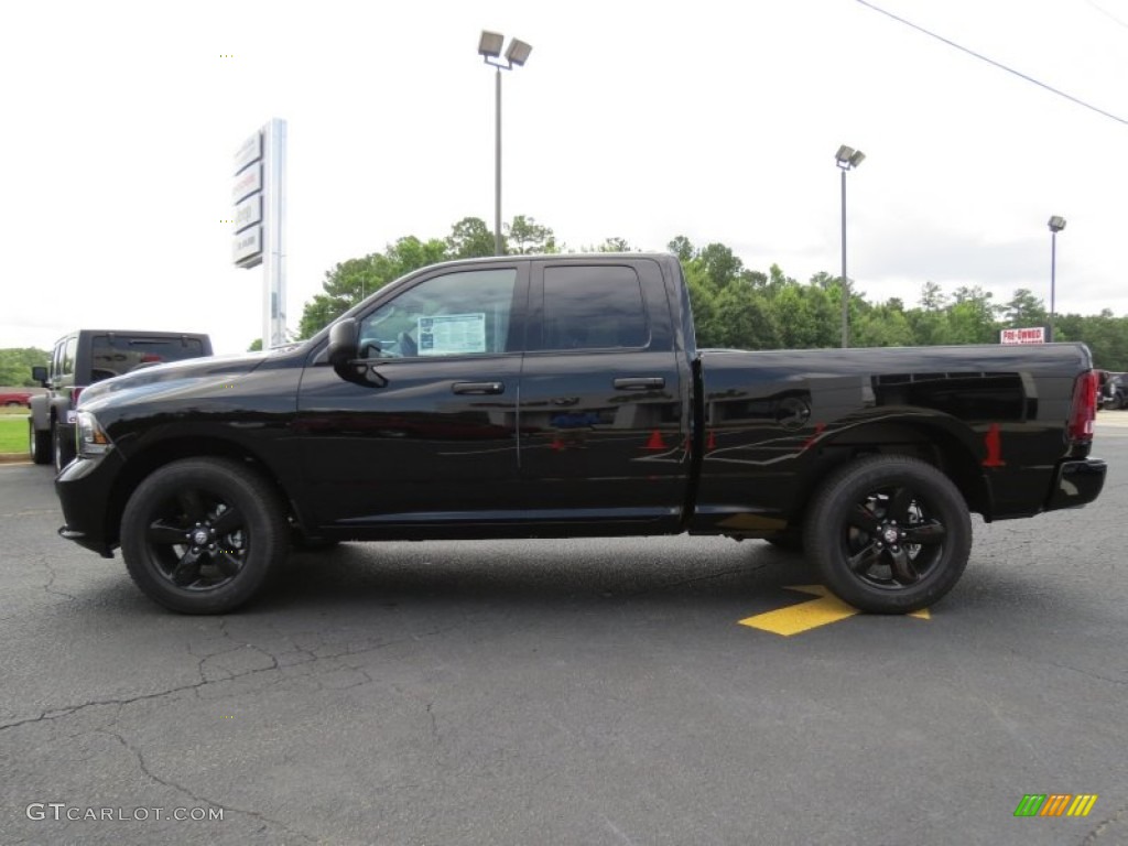 Black 2013 Ram 1500 Express Quad Cab Exterior Photo #82706742