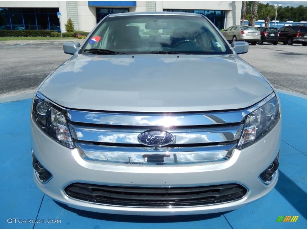 2010 Fusion Hybrid - Brilliant Silver Metallic / Medium Light Stone photo #8