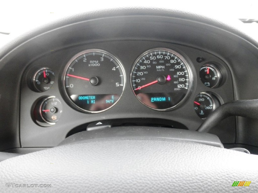 2014 GMC Sierra 3500HD SLE Crew Cab 4x4 Gauges Photo #82706758