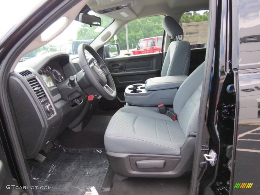 Black/Diesel Gray Interior 2013 Ram 1500 Express Quad Cab Photo #82706874
