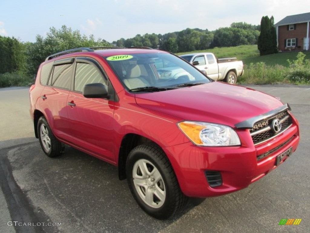 Barcelona Red Metallic 2009 Toyota RAV4 4WD Exterior Photo #82707340