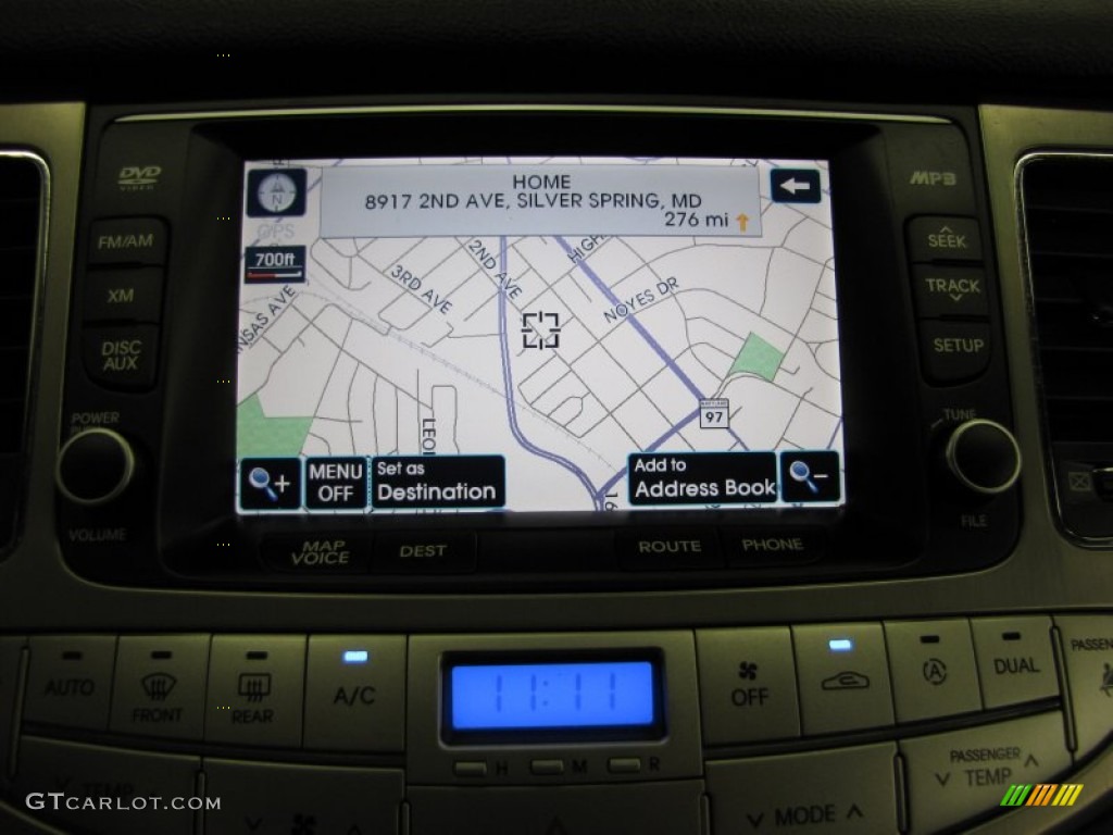 2010 Hyundai Genesis 3.8 Sedan Navigation Photo #82707374