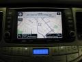 2010 Hyundai Genesis Jet Black Interior Navigation Photo