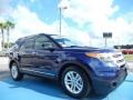 2011 Kona Blue Metallic Ford Explorer XLT  photo #7