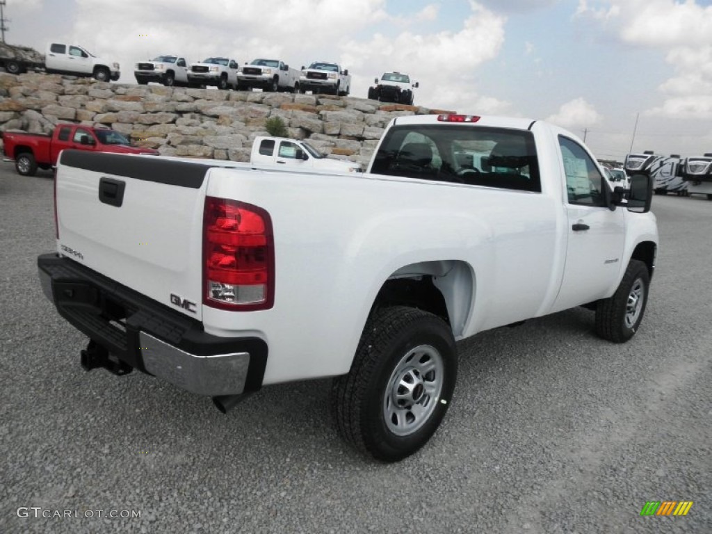 Summit White 2014 GMC Sierra 2500HD Regular Cab Exterior Photo #82707469