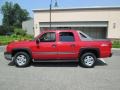 2004 Victory Red Chevrolet Avalanche 1500 Z71 4x4  photo #3