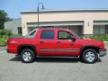 2004 Victory Red Chevrolet Avalanche 1500 Z71 4x4  photo #9