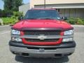 2004 Victory Red Chevrolet Avalanche 1500 Z71 4x4  photo #12