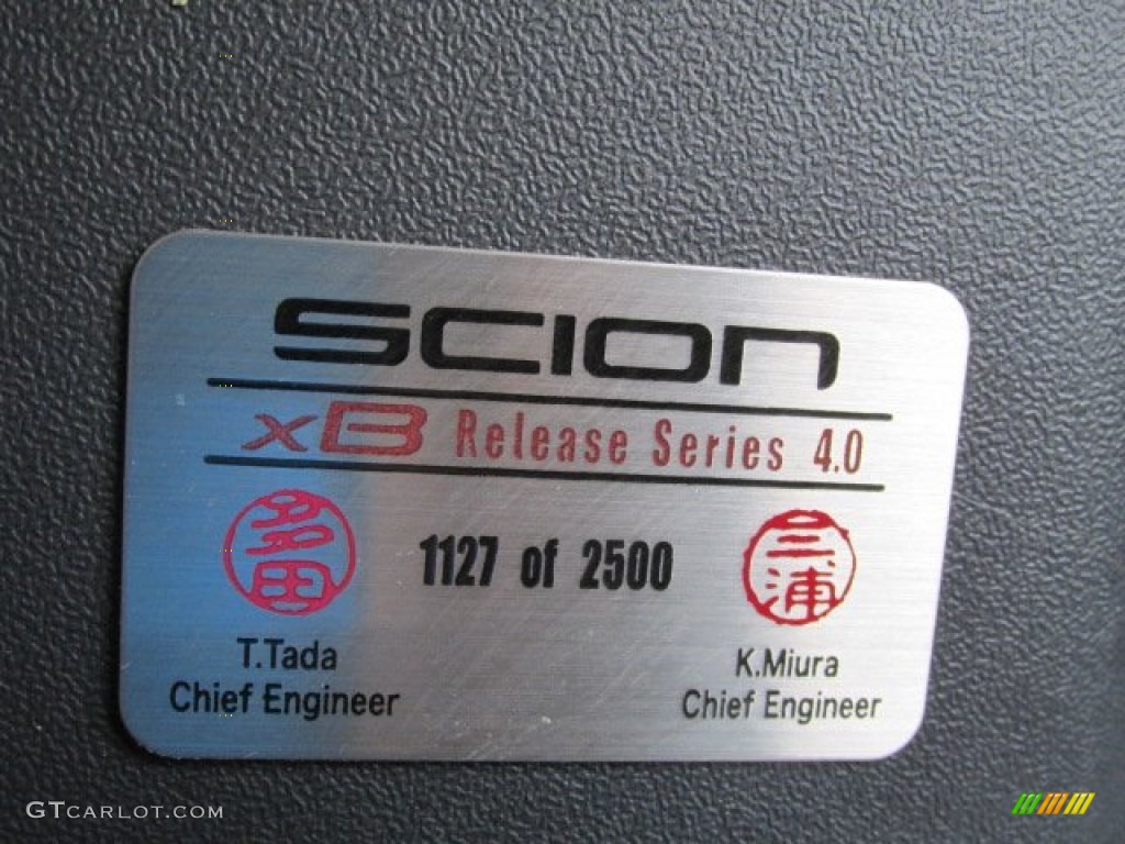 2006 Scion xB Release Series 4.0 Marks and Logos Photos