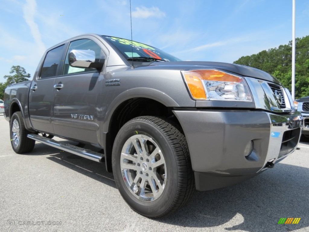 2013 Nissan Titan SL Heavy Metal Chrome Edition Crew Cab 4x4 Exterior Photos