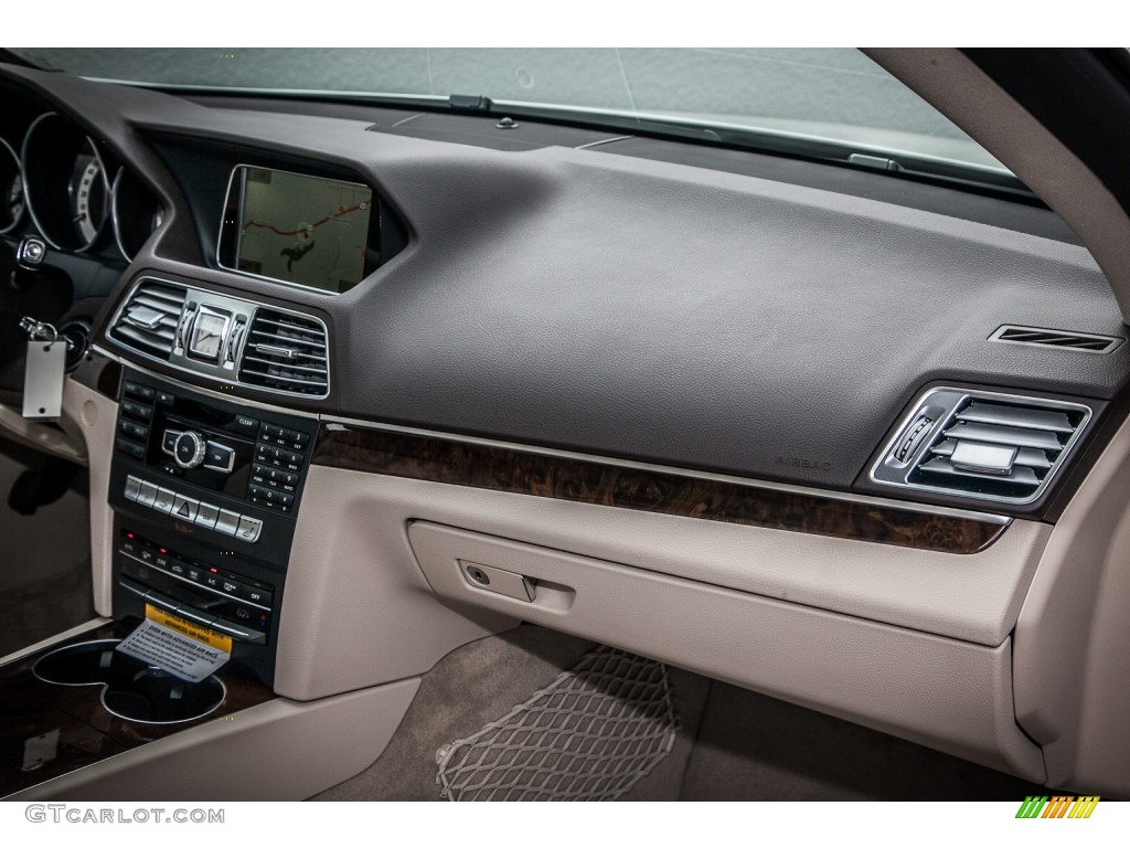 2014 E 350 Coupe - Diamond White Metallic / Silk Beige/Espresso Brown photo #8