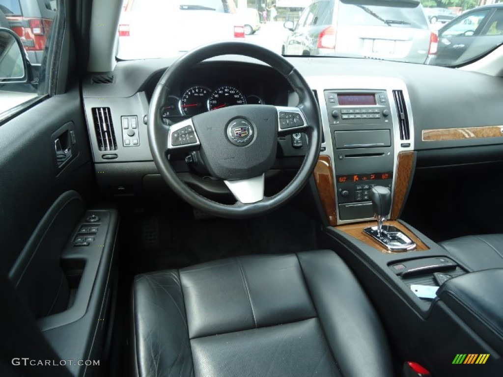 Ebony Interior 2009 Cadillac STS V6 Photo #82709789