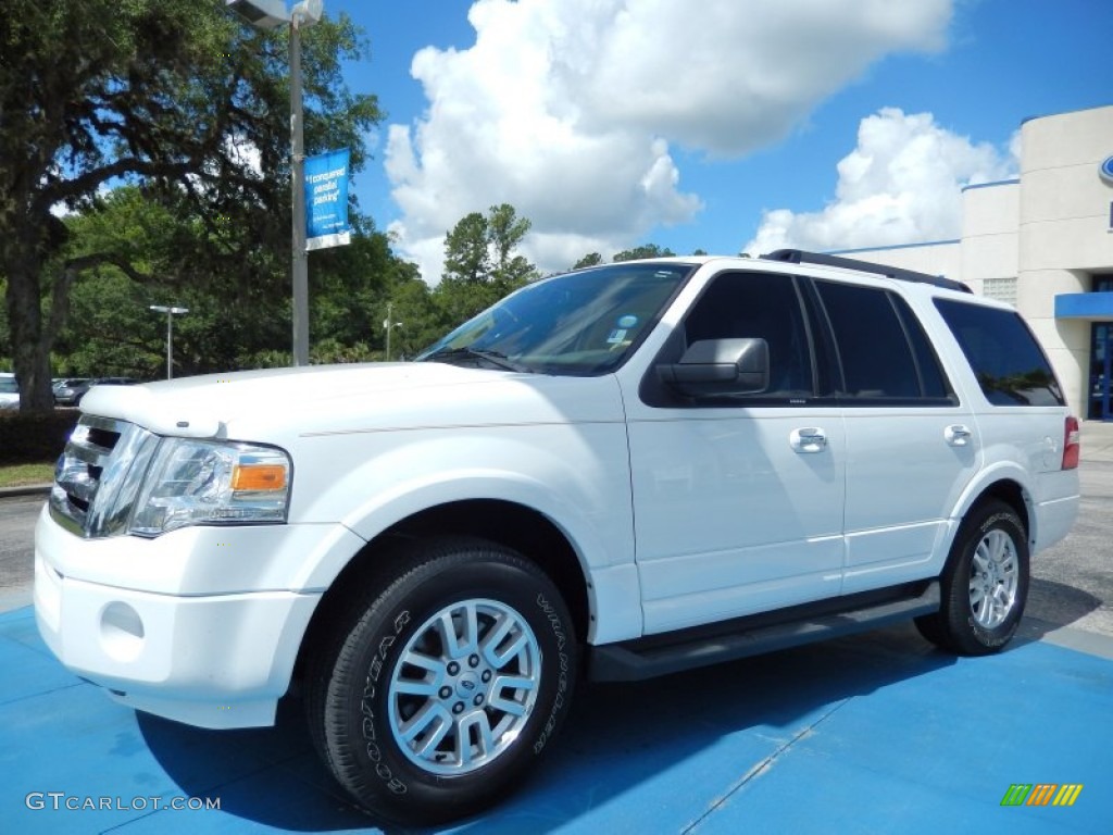 2011 Expedition XLT - Oxford White / Camel photo #1