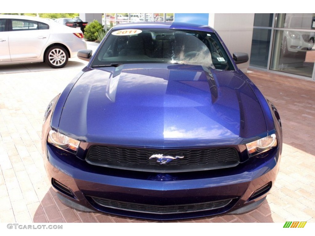 2011 Mustang V6 Coupe - Kona Blue Metallic / Charcoal Black photo #15