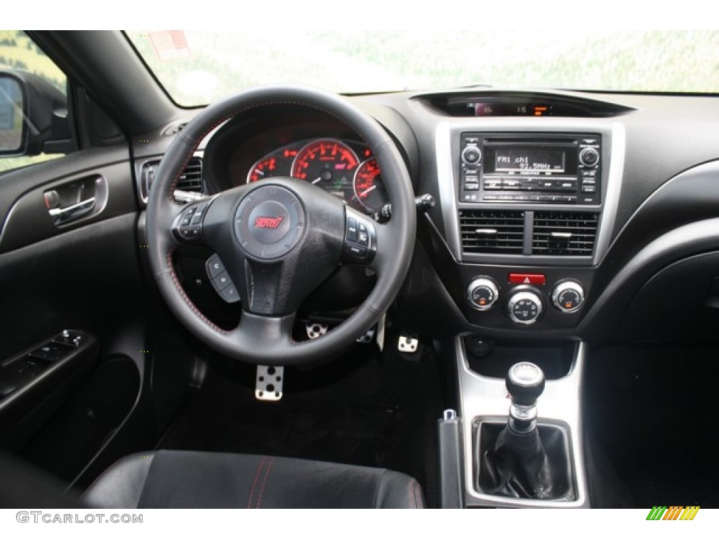2011 Subaru Impreza WRX STi STI  Black/Alcantara Dashboard Photo #82710910