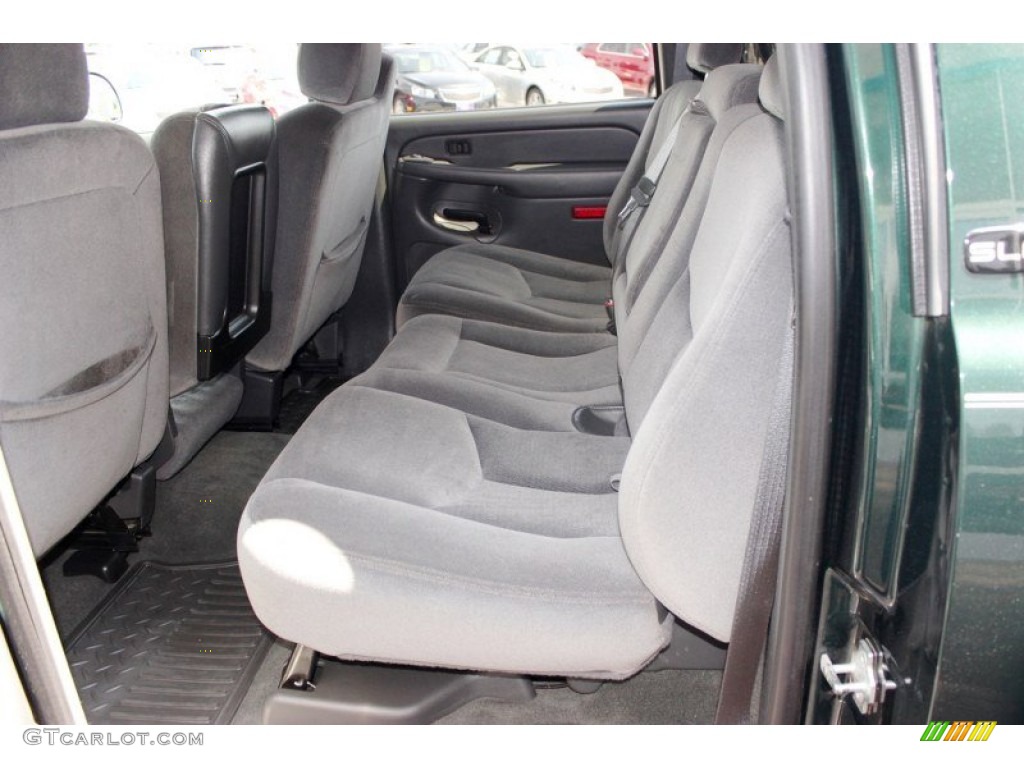 2004 Sierra 1500 SLE Crew Cab 4x4 - Polo Green Metallic / Dark Pewter photo #20