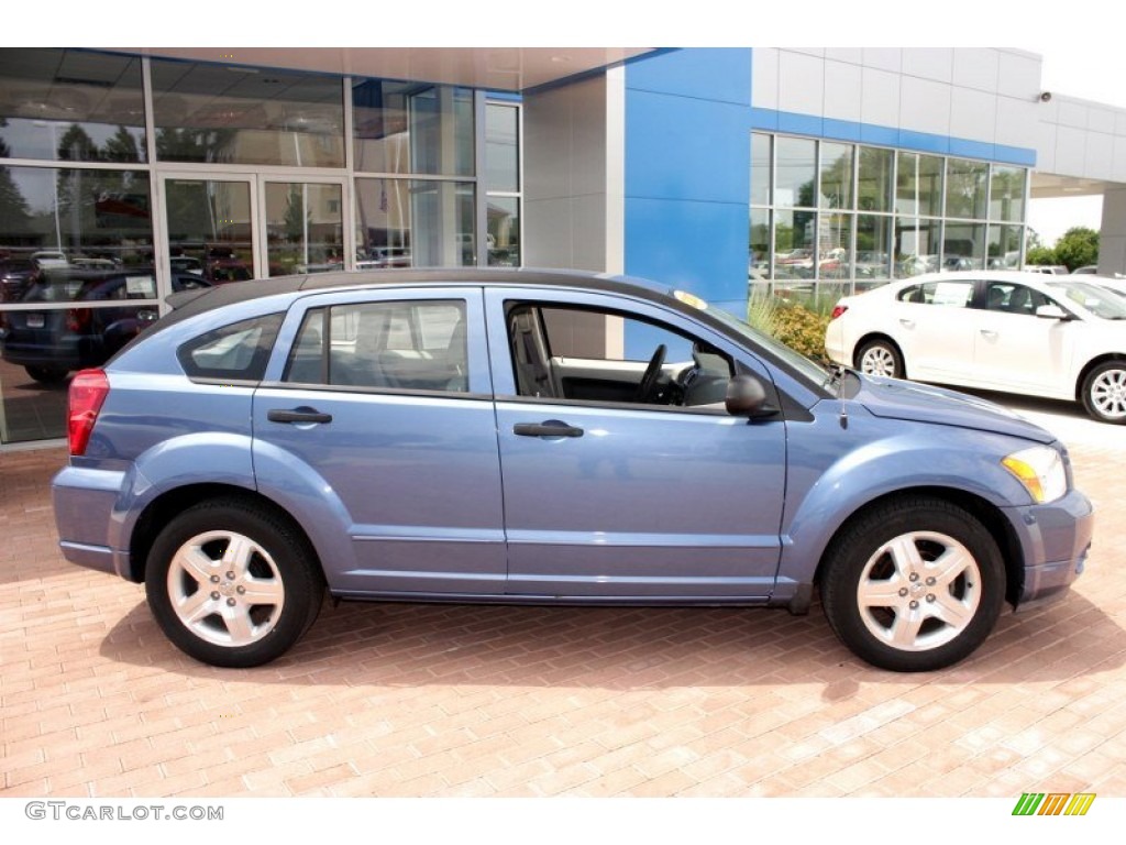 2007 Caliber SXT - Marine Blue Pearl / Pastel Slate Gray/Blue photo #3