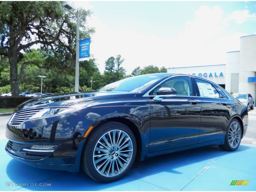 2013 MKZ 3.7L V6 FWD - Tuxedo Black / Light Dune photo #1