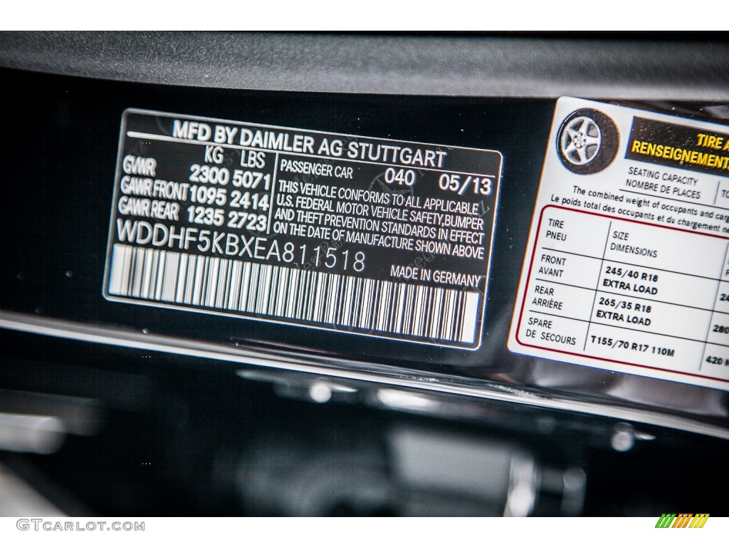 2014 E 350 Sport Sedan - Black / Black photo #7