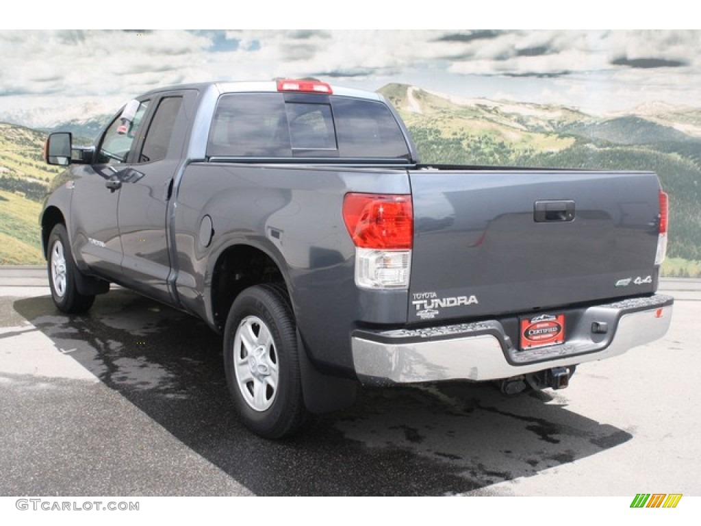 2010 Tundra Double Cab 4x4 - Slate Gray Metallic / Graphite Gray photo #4