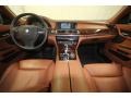 2010 BMW 7 Series Saddle/Black Nappa Leather Interior Dashboard Photo
