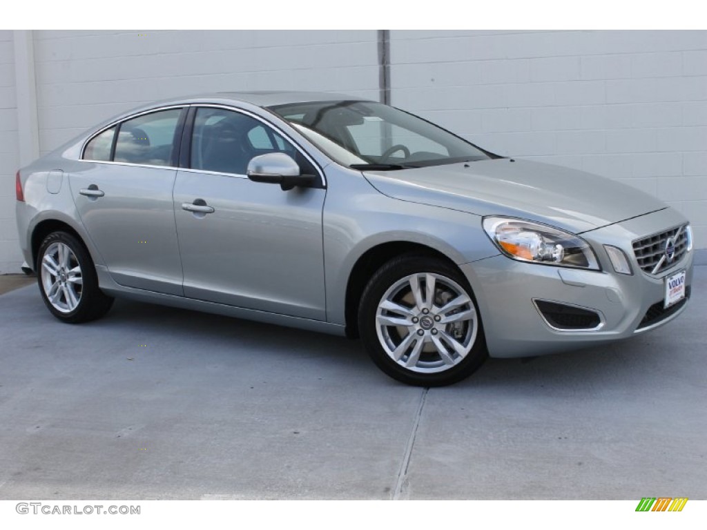 2013 S60 T5 - Electric Silver Metallic / Off Black photo #1