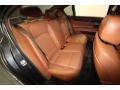 2010 BMW 7 Series Saddle/Black Nappa Leather Interior Rear Seat Photo