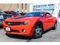 2010 Inferno Orange Metallic Chevrolet Camaro LT Coupe  photo #1