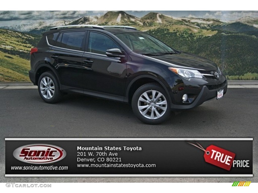 2013 RAV4 Limited AWD - Black / Terracotta photo #1