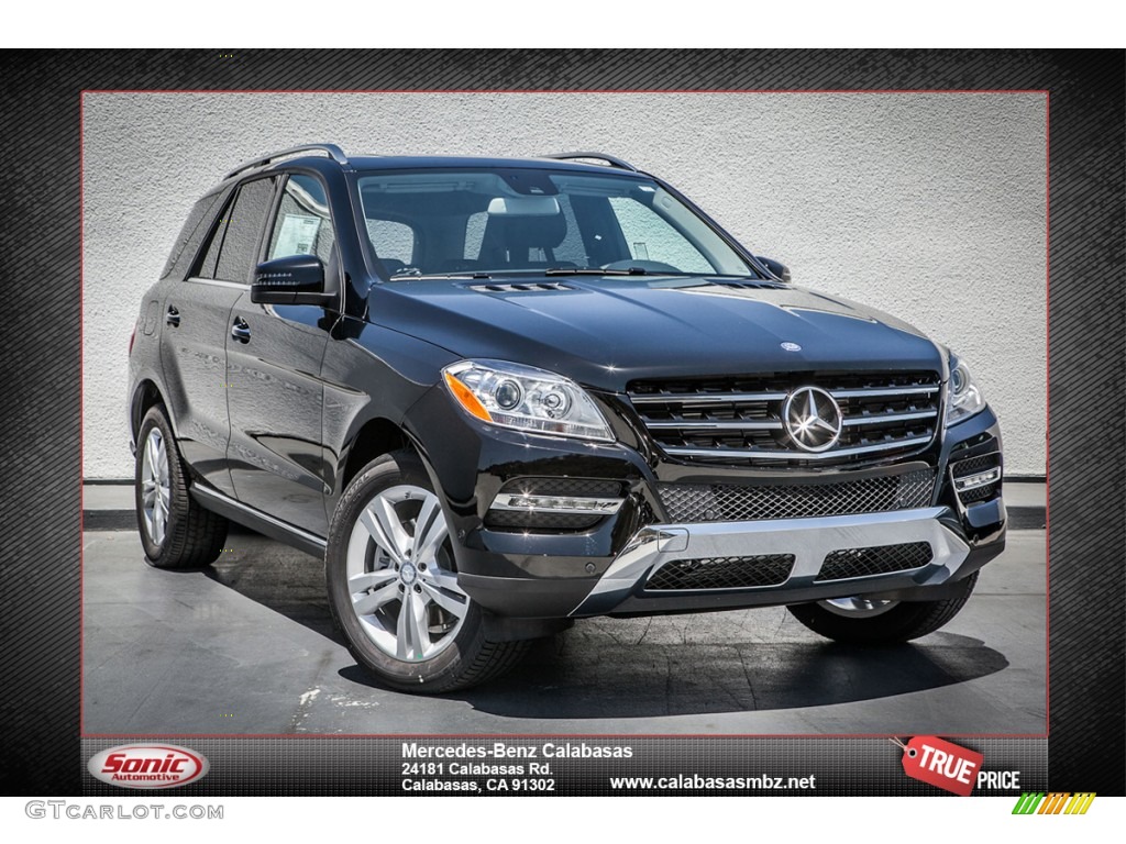 2013 ML 350 4Matic - Black / Black photo #1