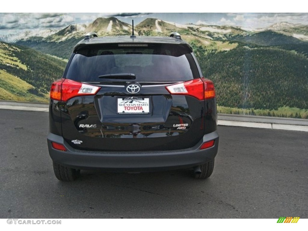 2013 RAV4 Limited AWD - Black / Terracotta photo #4