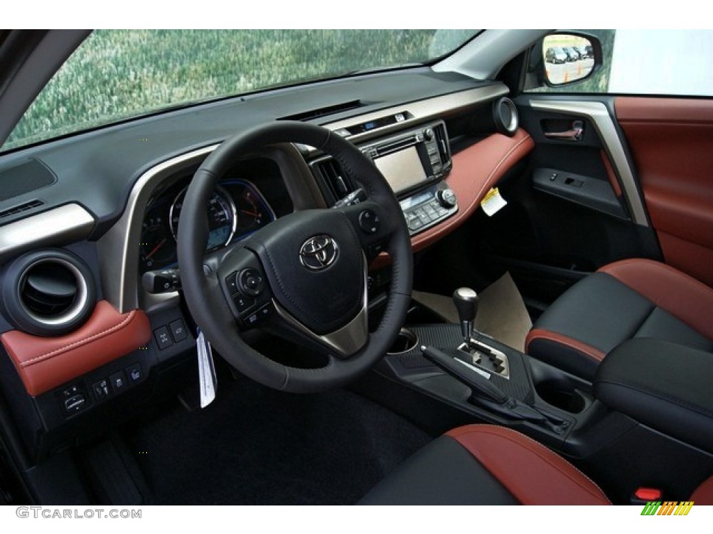 2013 RAV4 Limited AWD - Black / Terracotta photo #5