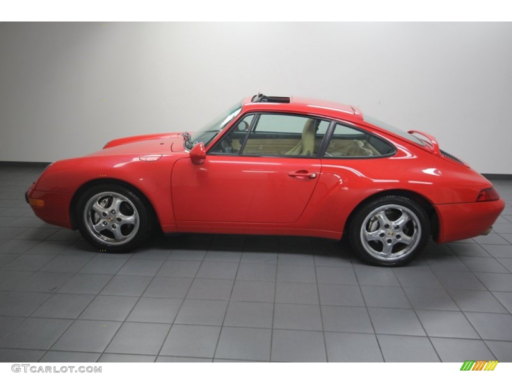 Guards Red 1996 Porsche 911 Carrera 4 Exterior Photo #82714502