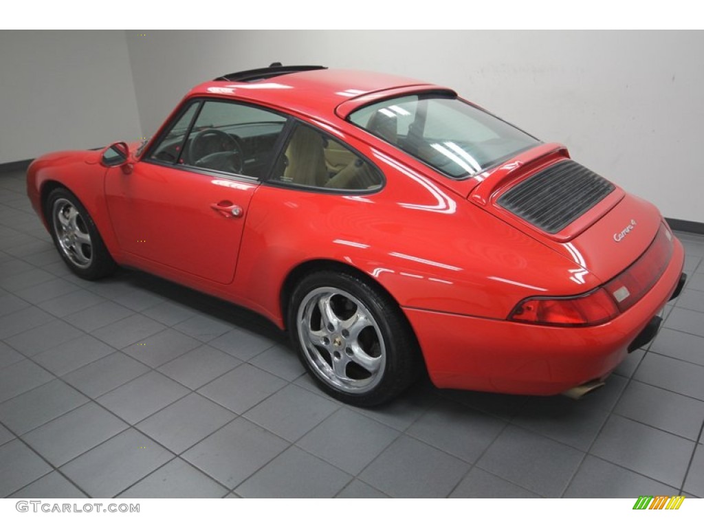Guards Red 1996 Porsche 911 Carrera 4 Exterior Photo #82714568