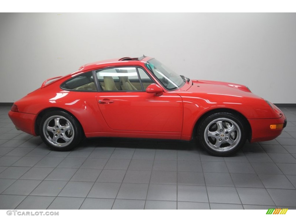 Guards Red 1996 Porsche 911 Carrera 4 Exterior Photo #82714609