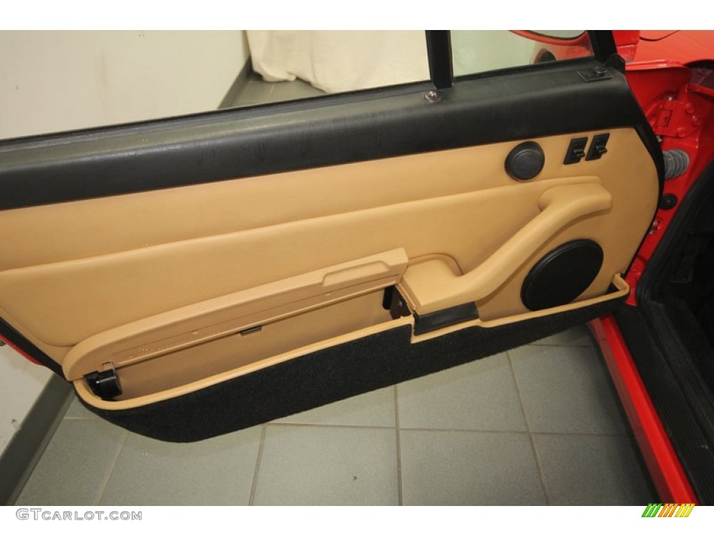 1996 Porsche 911 Carrera 4 Cashmere Beige Door Panel Photo #82714741