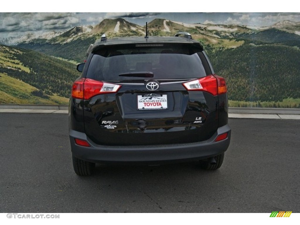 2013 RAV4 LE AWD - Black / Ash photo #4