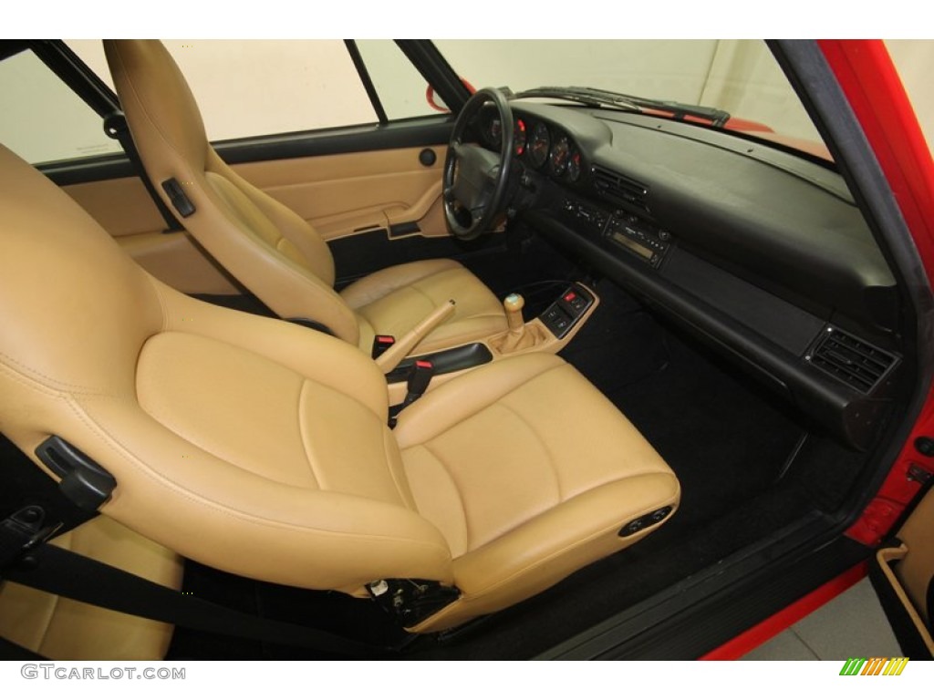 1996 911 Carrera 4 - Guards Red / Cashmere Beige photo #28