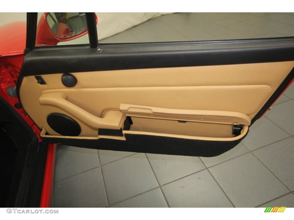 1996 Porsche 911 Carrera 4 Cashmere Beige Door Panel Photo #82714990