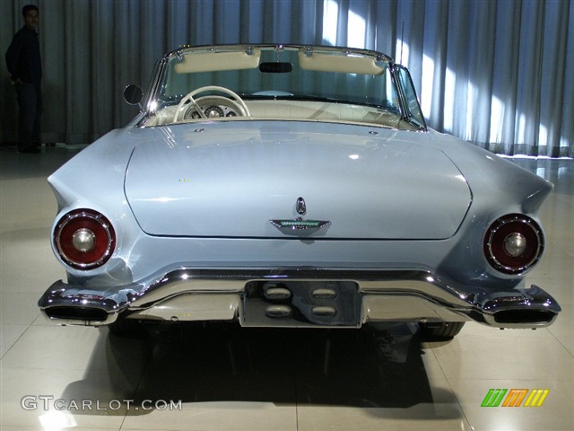 1957 Thunderbird Convertible - Starmist Blue / White photo #17