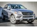 2013 Palladium Silver Metallic Mercedes-Benz ML 350 4Matic  photo #3