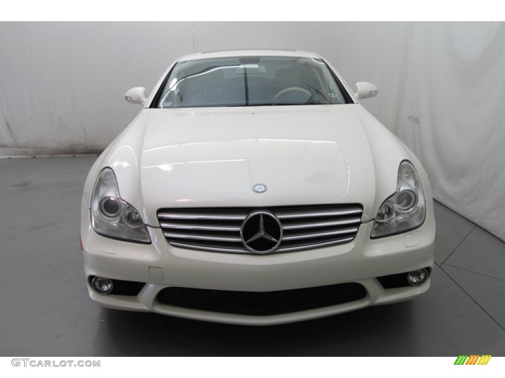 2008 CLS 550 - Arctic White / Cashmere Beige photo #3