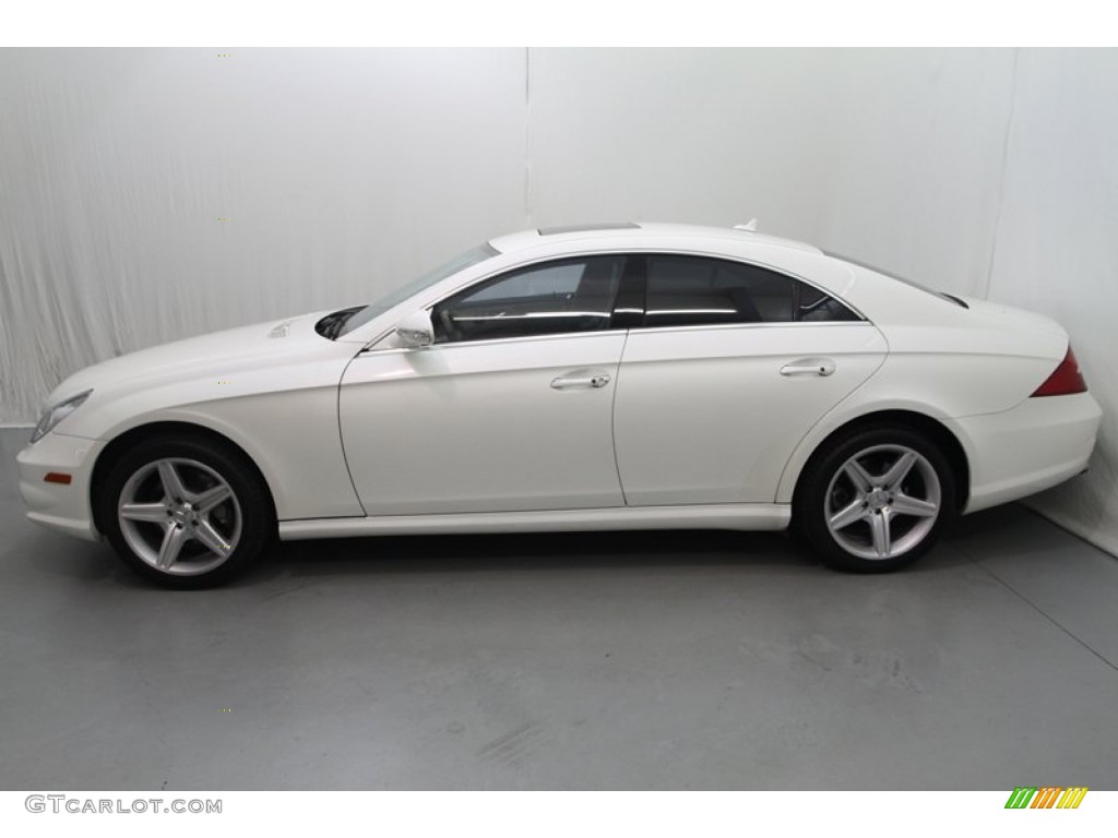2008 CLS 550 - Arctic White / Cashmere Beige photo #12