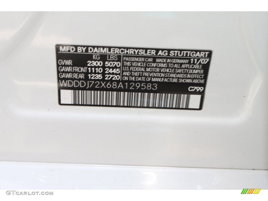 2008 CLS 550 - Arctic White / Cashmere Beige photo #68
