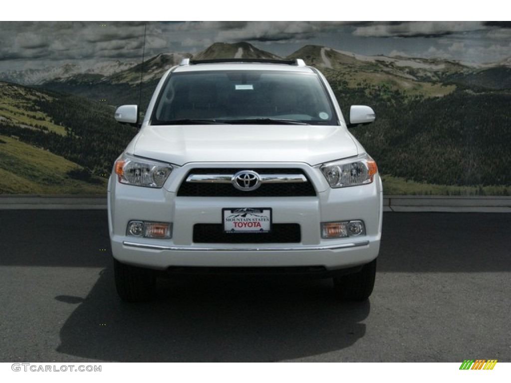 2013 4Runner Limited 4x4 - Blizzard White Pearl / Sand Beige Leather photo #3