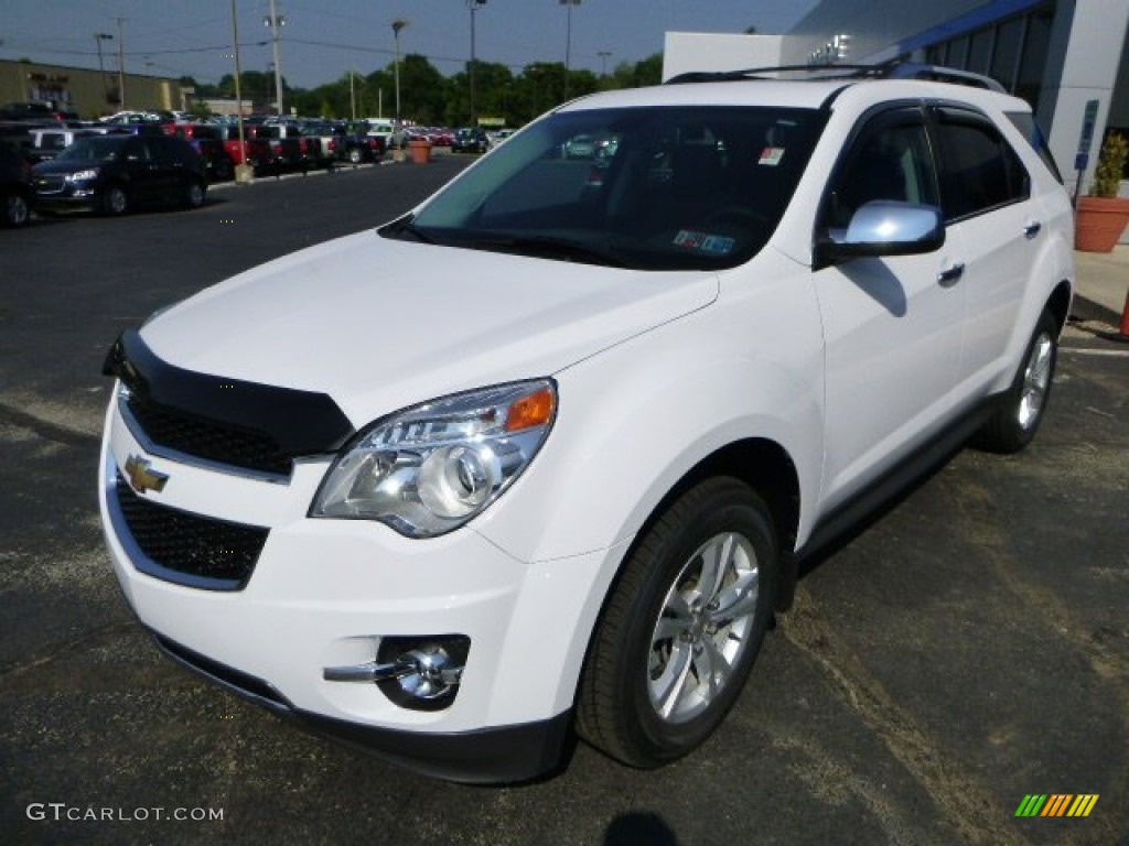 2010 Equinox LTZ AWD - Summit White / Jet Black photo #7