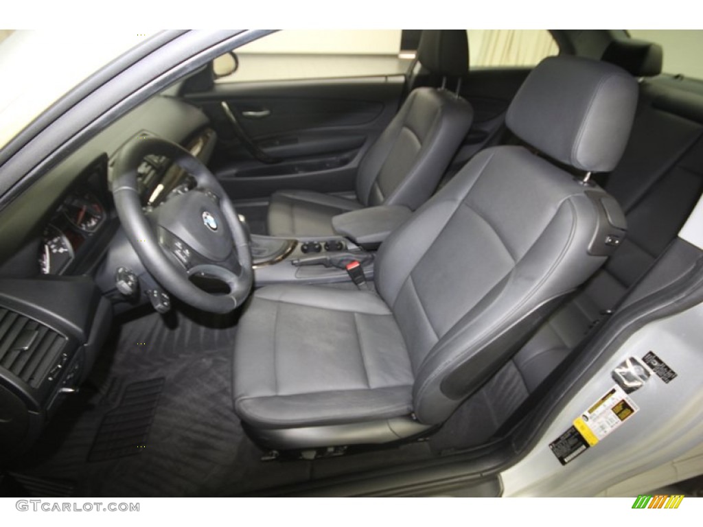 2009 1 Series 128i Coupe - Titanium Silver Metallic / Black photo #3